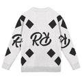 Robavian Black and White Cardigan