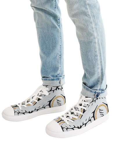 Buff Pattern Men's Hightop Canvas Sneaker
