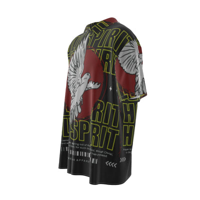 Holy Spirit Men's Silk Short-Sleeved Shirt