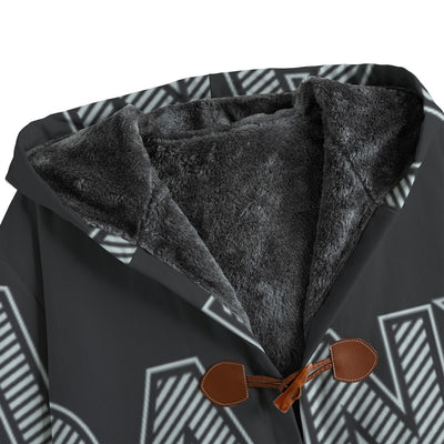 Can't Stop Won't Stop Unisex Canvas Button Fleece Trench Coat
