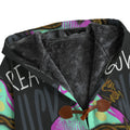 Luck-Chance-World Men's Canvas Button Fleece Windbreaker