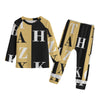 Letter Kid's Knitted Fleece Set