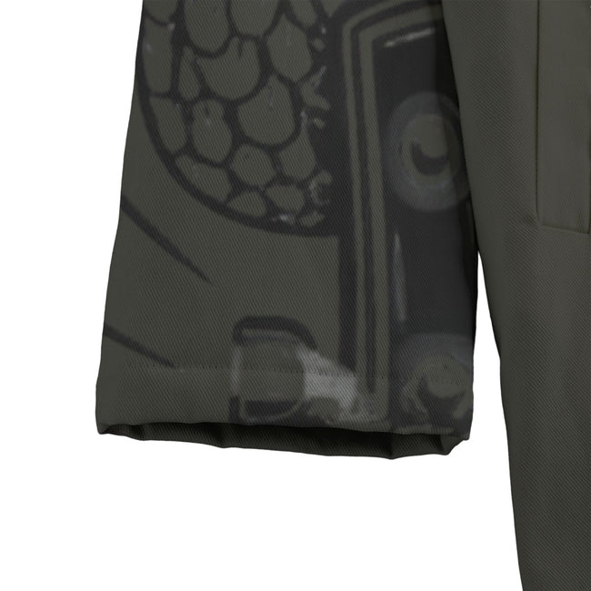 Venom- Men's Canvas Button Fleece Windbreaker