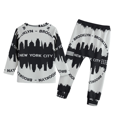 New York, New York-Kid's Knitted Fleece Set