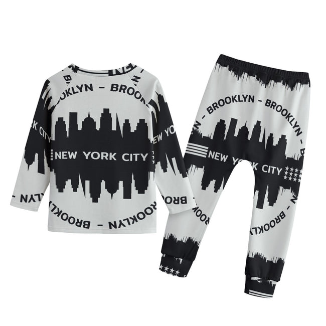 New York, New York-Kid's Knitted Fleece Set