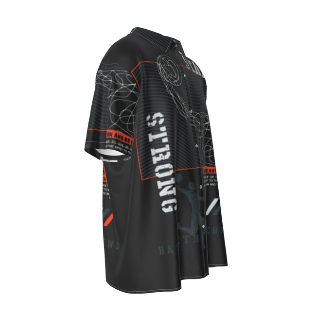 Stay Strong Men's Short-Sleeved Shirt