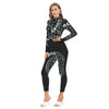 The World is Yours Women's Long-sleeved High-neck Jumpsuit With Zipper
