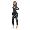 The World is Yours Women's Long-sleeved High-neck Jumpsuit With Zipper