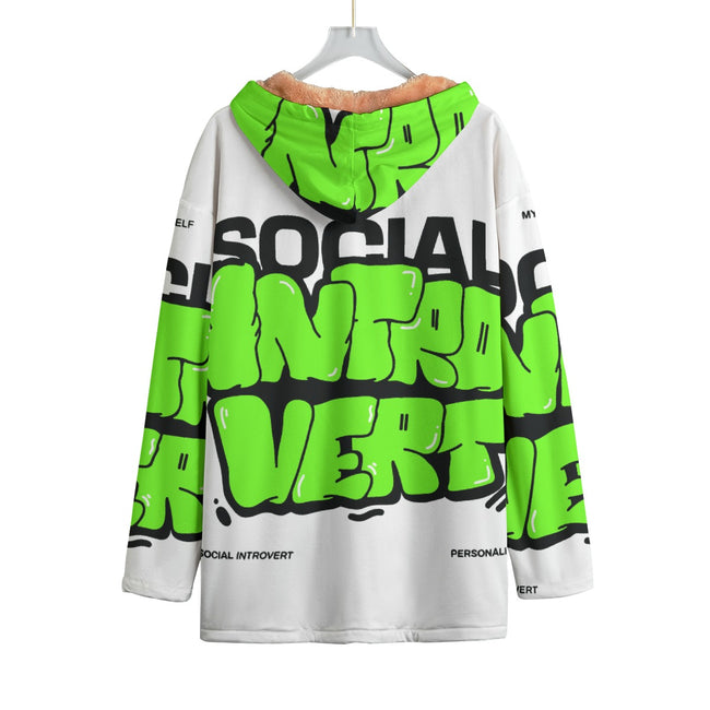 Introvert Kid's Plush Windbreaker