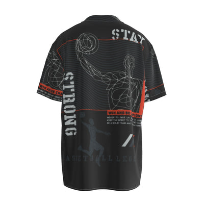 Stay Strong-Men's Silk Short-Sleeved Shirt
