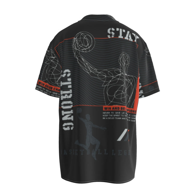 Stay Strong Men's Short-Sleeved Shirt