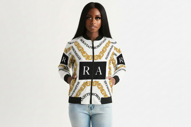 Robin Anntoinette Chained-Women's Bomber Jacket