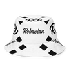 Black and White Robavian Reversible Bucket Hat