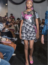 Retro Skirt and Top with Checkered Straps