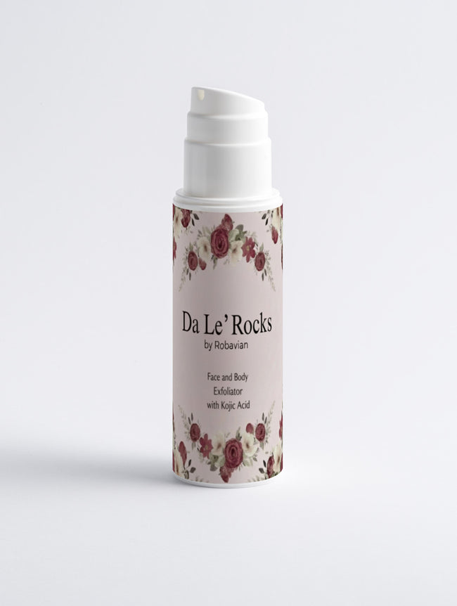 Da Le' Rocks by Robavian-Face & Body Exfoliator with Kojic Acid