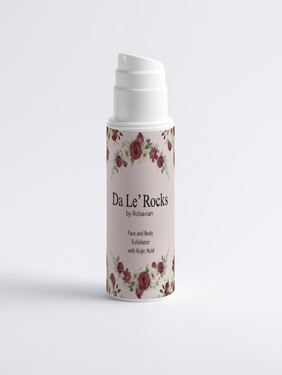 Da Le' Rocks by Robavian-Face & Body Exfoliator with Kojic Acid