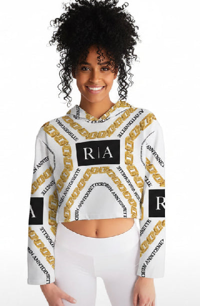Robin Anntoinette Chained Women's Cropped Sweatshirt