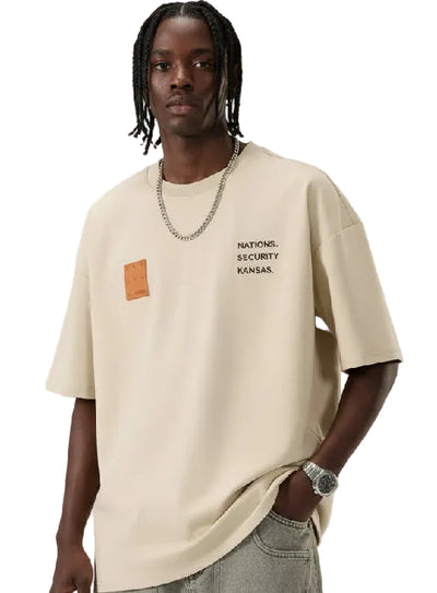 Men's Full Size Round Neck Short Sleeve T-Shirt Plus Size