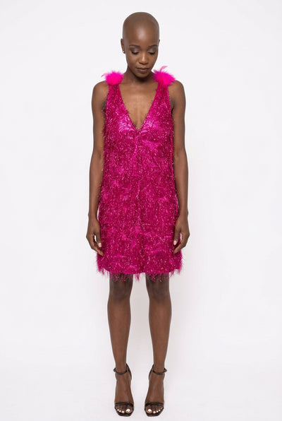 Hot Pink Bubble Dress.       Pre Order: 4-6wks.                    Customizable