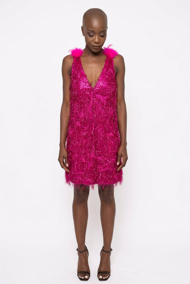 Hot Pink Bubble Dress.       Pre Order: 4-6wks.                    Customizable