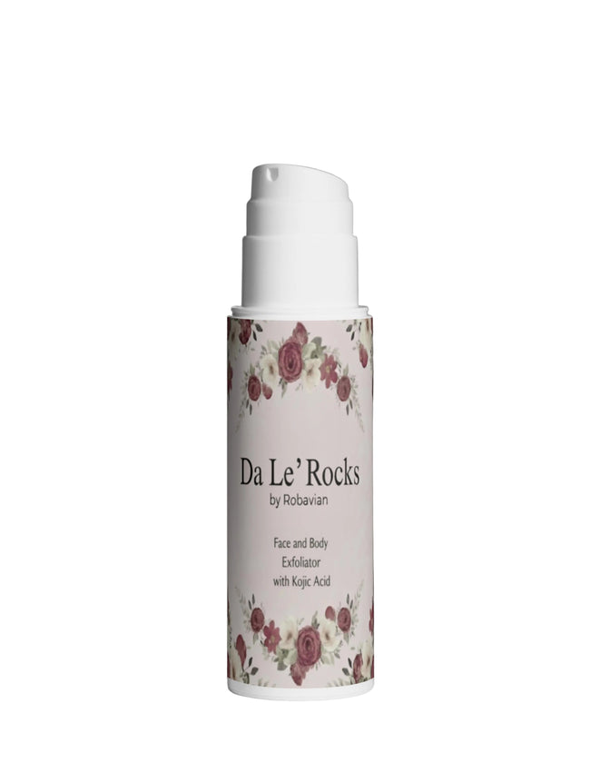 Da Le' Rocks by Robavian-Face & Body Exfoliator with Kojic Acid
