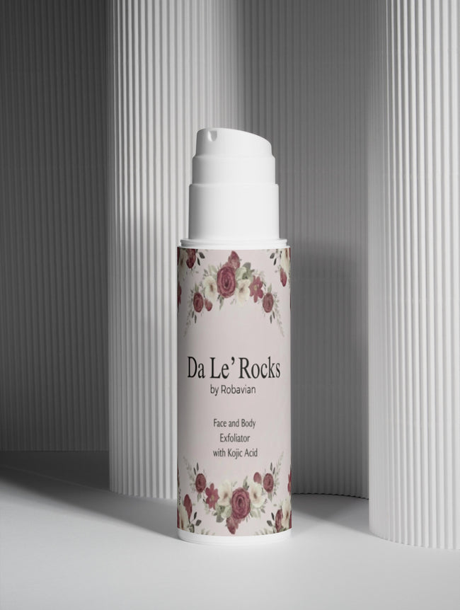 Da Le' Rocks by Robavian-Face & Body Exfoliator with Kojic Acid