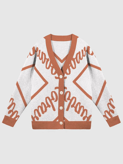 Burnt Orange Robavian Cardigan