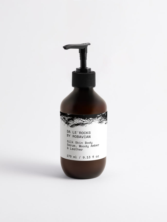 Silk Skin Body Serum, Woody Amber & Leather