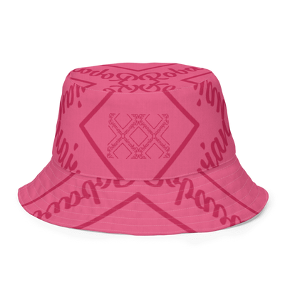 Hot Pink-Robavian-Reversible Bucket Hat